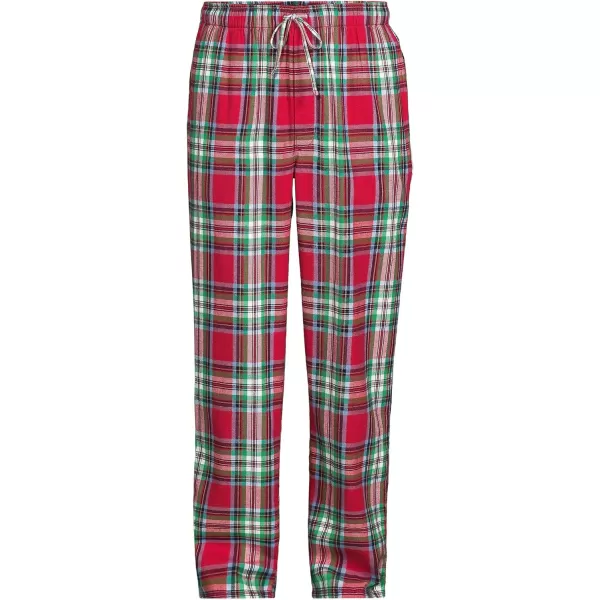 imageLands End Mens Flannel Pajama PantsHeritage Red Plaid