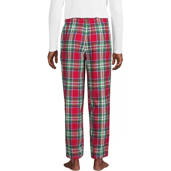 imageLands End Mens Flannel Pajama PantsHeritage Red Plaid