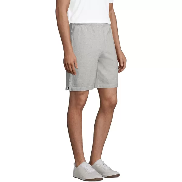 imageLands End Mens Jersey Knit ShortsGray Heather