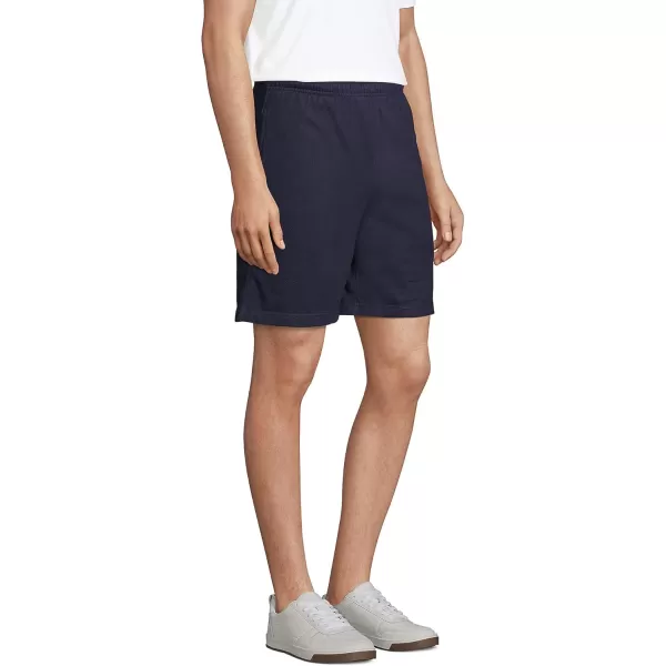 imageLands End Mens Jersey Knit ShortsRadiant Navy