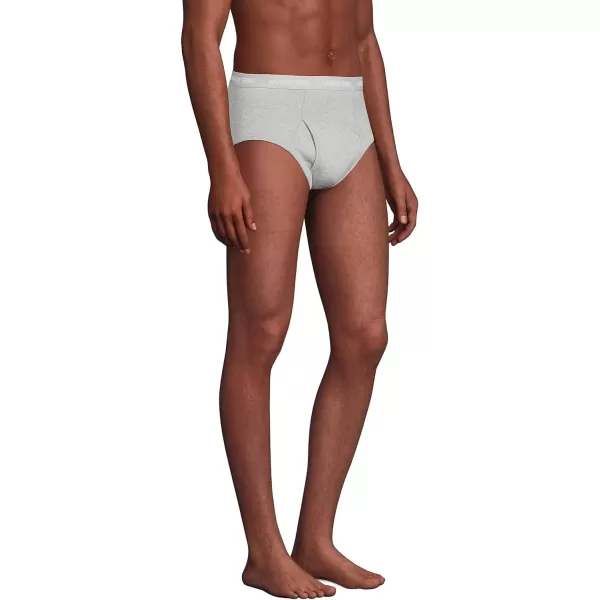 imageLands End Mens Knit Briefs 3 PackGray Heather