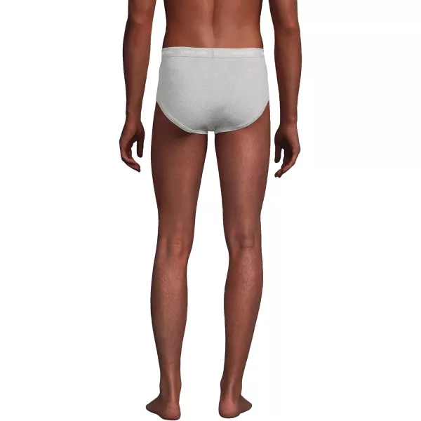 imageLands End Mens Knit Briefs 3 PackGray Heather