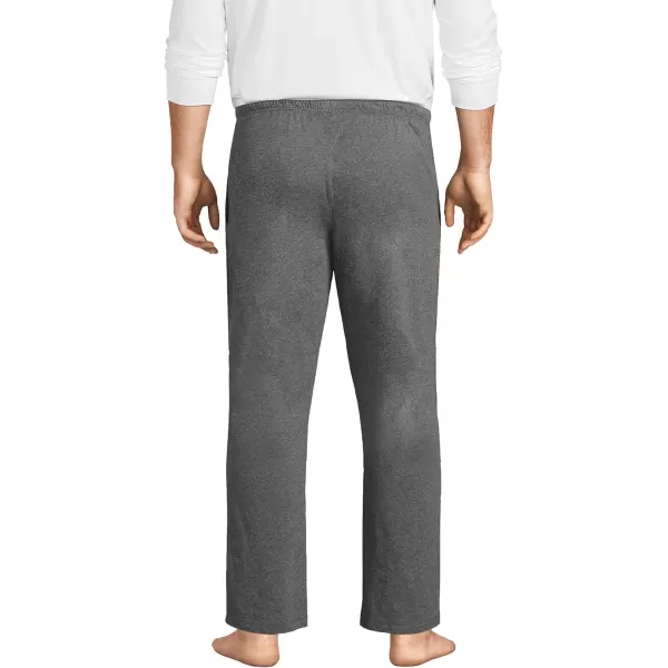 imageLands End Mens Knit Jersey Sleep PantsCharcoal Heather