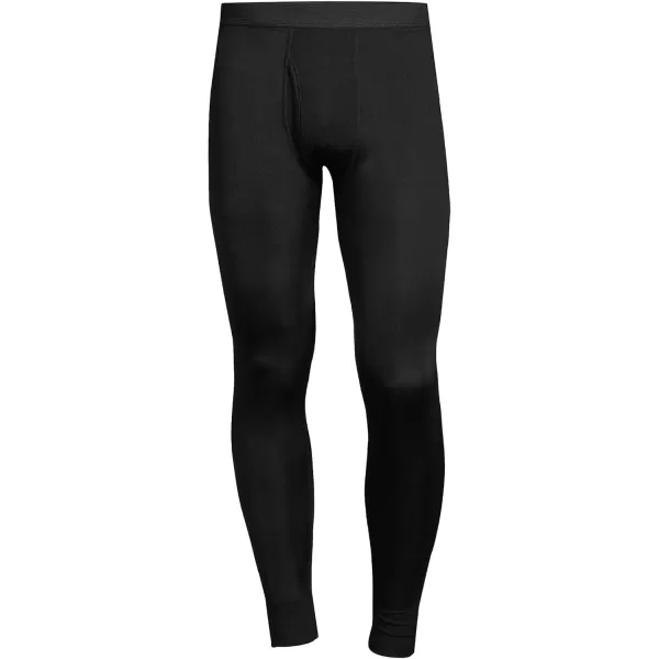 imageLands End Mens Silk Long Underwear PantsBlack