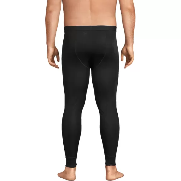 imageLands End Mens Silk Long Underwear PantsBlack