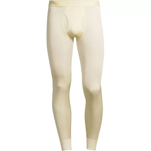 imageLands End Mens Silk Long Underwear PantsEcru