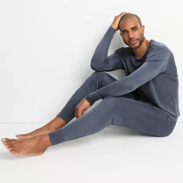 imageLands End Mens Silk Long Underwear PantsShale