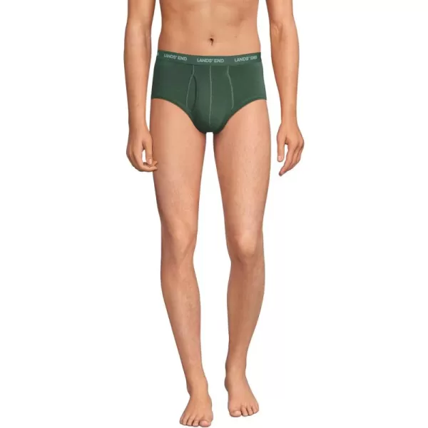 imageLands End Mens Comfort Knit Brief 3 PackEstate Green 3 Pack