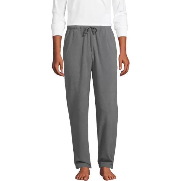 imageLands End Mens Fleece Pajama PantsWarm Graphite