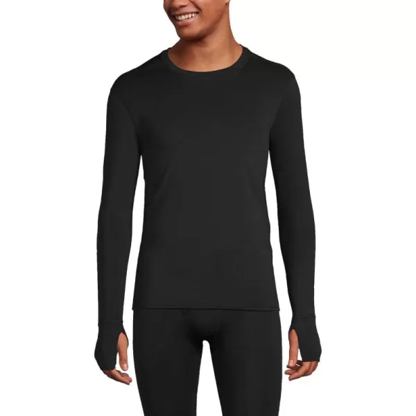 imageLands End Mens Flex Performance CrewneckBlack