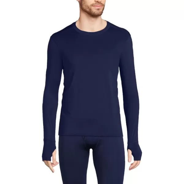 imageLands End Mens Flex Performance CrewneckDeep Sea Navy