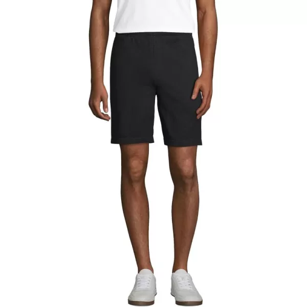 imageLands End Mens Jersey Knit ShortsBlack