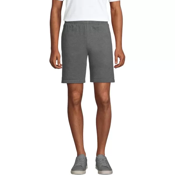 imageLands End Mens Jersey Knit ShortsCharcoal Heather