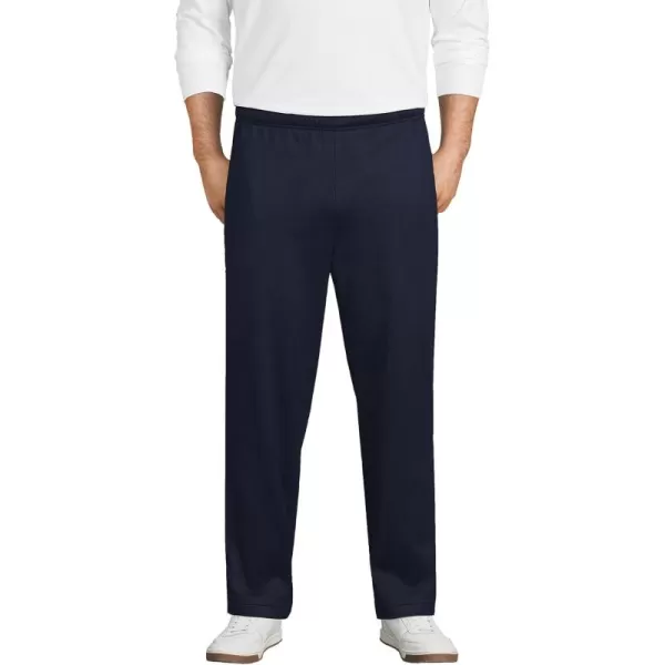 imageLands End Mens Jersey Knit SweatpantsRadiant Navy