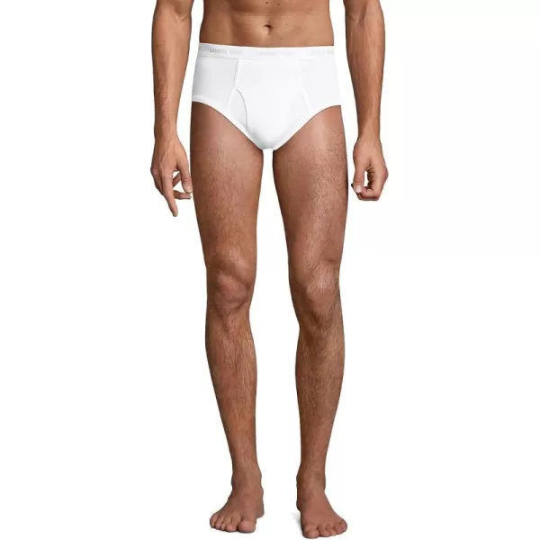 imageLands End Mens Knit Briefs 3 PackWhite