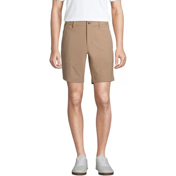 imageLands End Mens Straight Fit Flex Performance Chino ShortsKhaki