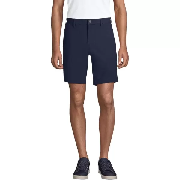 imageLands End Mens Straight Fit Flex Performance Chino ShortsRadiant Navy