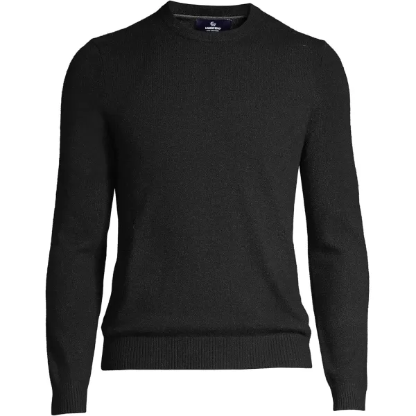 imageLands End Mens Fine Gauge Cashmere SweaterBlack