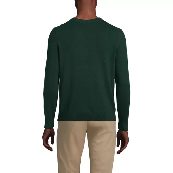 imageLands End Mens Fine Gauge Cashmere SweaterDark Pine Green