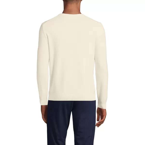 imageLands End Mens Fine Gauge Cashmere SweaterFresh Ivory