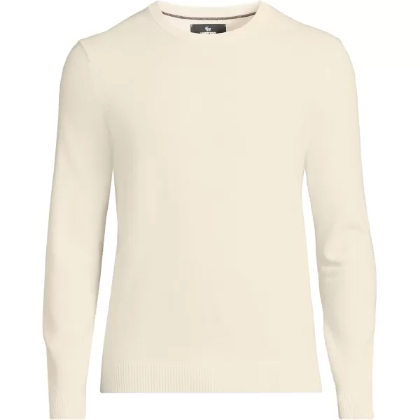 imageLands End Mens Fine Gauge Cashmere SweaterFresh Ivory