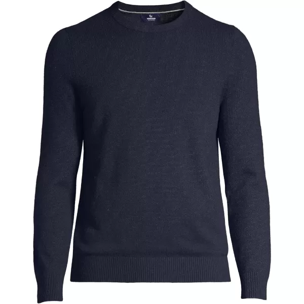 imageLands End Mens Fine Gauge Cashmere SweaterRadiant Navy