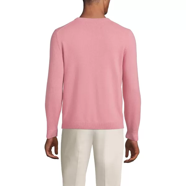 imageLands End Mens Fine Gauge Cashmere VNeck SweaterDark Shadow Pink