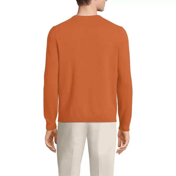 imageLands End Mens Fine Gauge Cashmere VNeck SweaterFresh Cinnamon