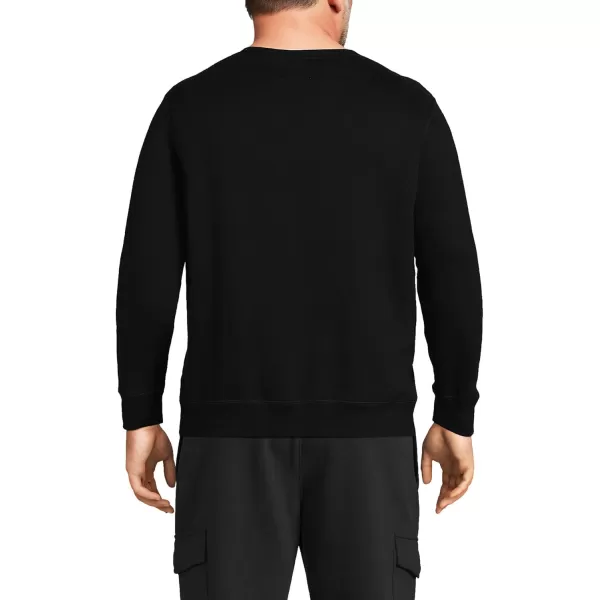 imageLands End Mens Serious Sweats French Terry Crewneck SweatshirtBlack 23