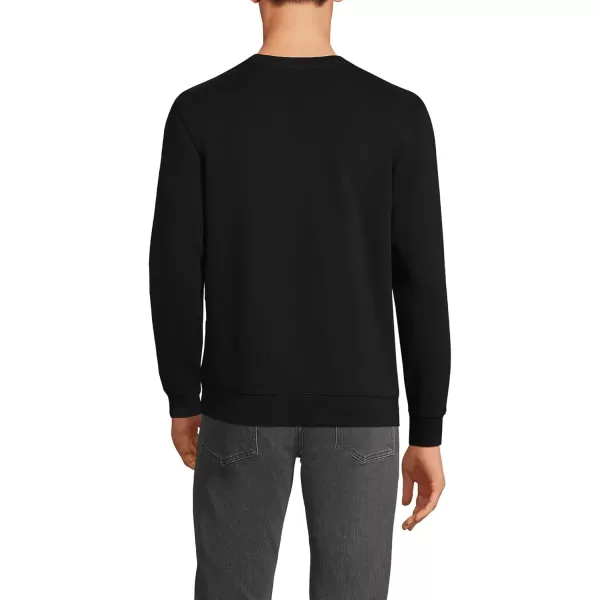 imageLands End Mens Serious Sweats French Terry Crewneck SweatshirtBlack