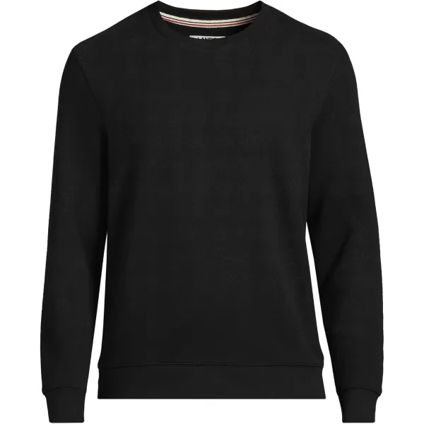 imageLands End Mens Serious Sweats French Terry Crewneck SweatshirtBlack