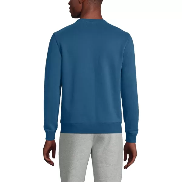 imageLands End Mens Serious Sweats French Terry Crewneck SweatshirtEvening Blue 23