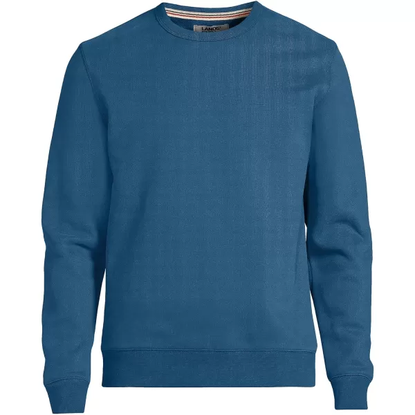 imageLands End Mens Serious Sweats French Terry Crewneck SweatshirtEvening Blue 23