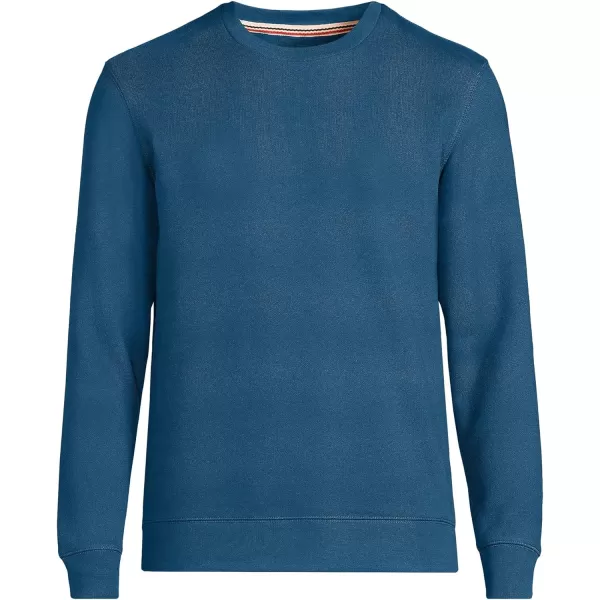 imageLands End Mens Serious Sweats French Terry Crewneck SweatshirtEvening Blue