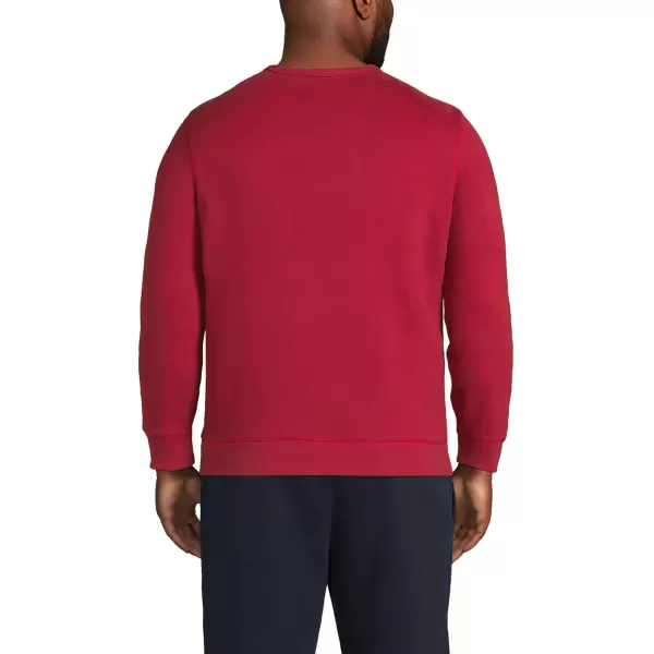 imageLands End Mens Serious Sweats French Terry Crewneck SweatshirtFresh Cranberries