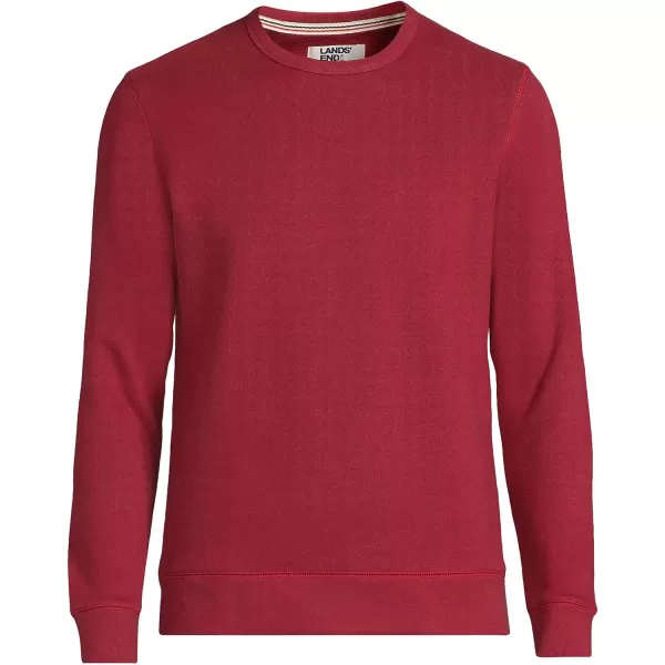 imageLands End Mens Serious Sweats French Terry Crewneck SweatshirtFresh Cranberries