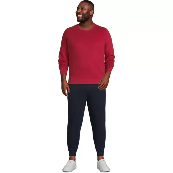 imageLands End Mens Serious Sweats French Terry Crewneck SweatshirtFresh Cranberries