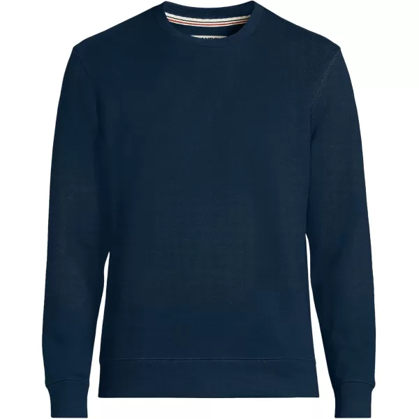 imageLands End Mens Serious Sweats French Terry Crewneck SweatshirtRadiant Navy