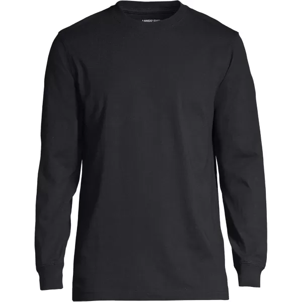 imageLands End Mens SuperT Long Sleeve TShirtBlack