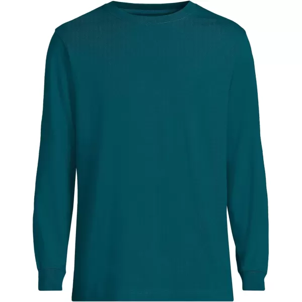 imageLands End Mens SuperT Long Sleeve TShirtEvening Teal