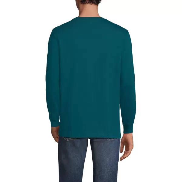 imageLands End Mens SuperT Long Sleeve TShirtEvening Teal