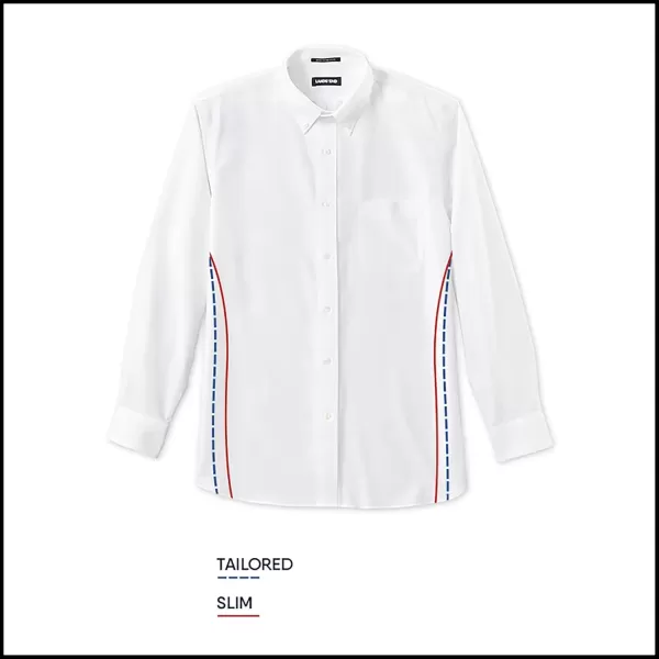 imageLands End Mens Traditional Fit Essential Lightweight Poplin ShirtWhite