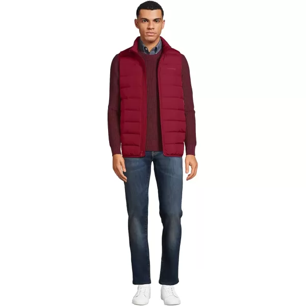 imageLands End Mens Down Puffer VestFresh Cranberries