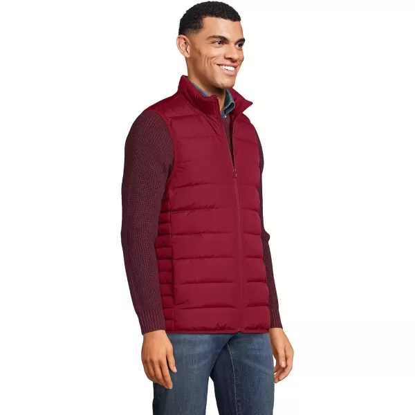 imageLands End Mens Down Puffer VestFresh Cranberries