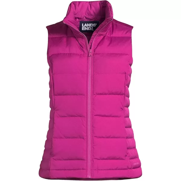 imageLands End Mens Down Puffer VestMagenta Berry