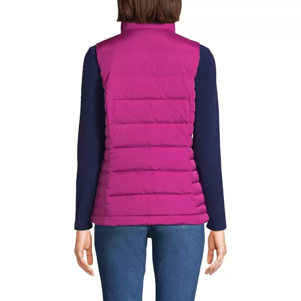 imageLands End Mens Down Puffer VestMagenta Berry