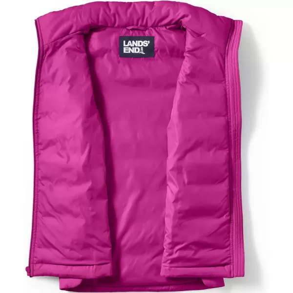 imageLands End Mens Down Puffer VestMagenta Berry