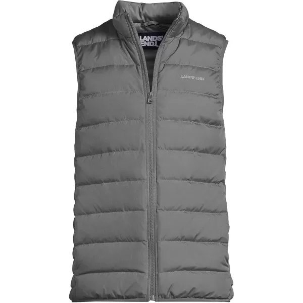 imageLands End Mens Down Puffer VestWarm Graphite