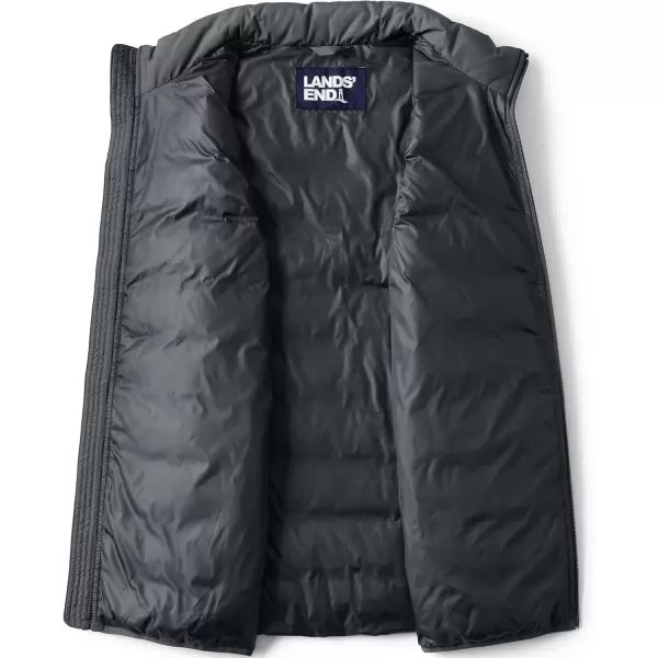 imageLands End Mens Down Puffer VestWarm Graphite