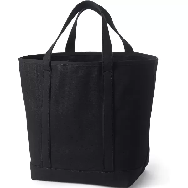 imageLands End Open Top Canvas Tote BagBlackBlack